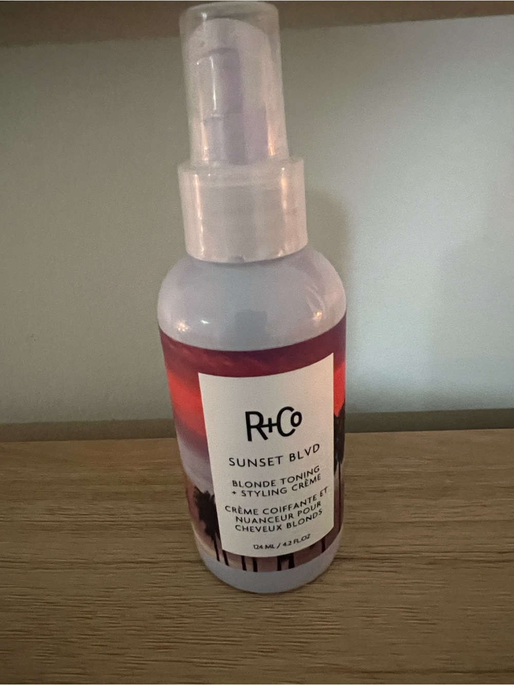 R+Co Sunset Blvd Blonde Toning Styling Creme 4.2 oz